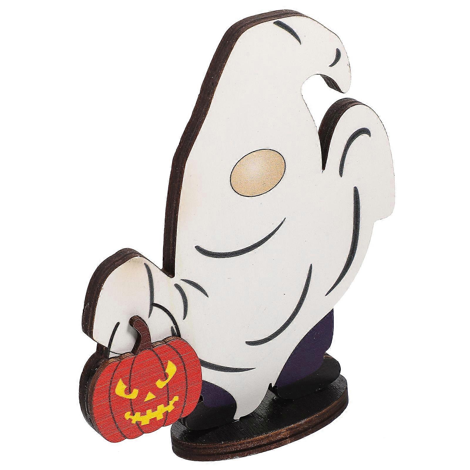 Halloween Ghost Table Decor Sign for Parties & Home – Reusable Spooky Atmosphere Decoration for Hotel, Mall & Room Display