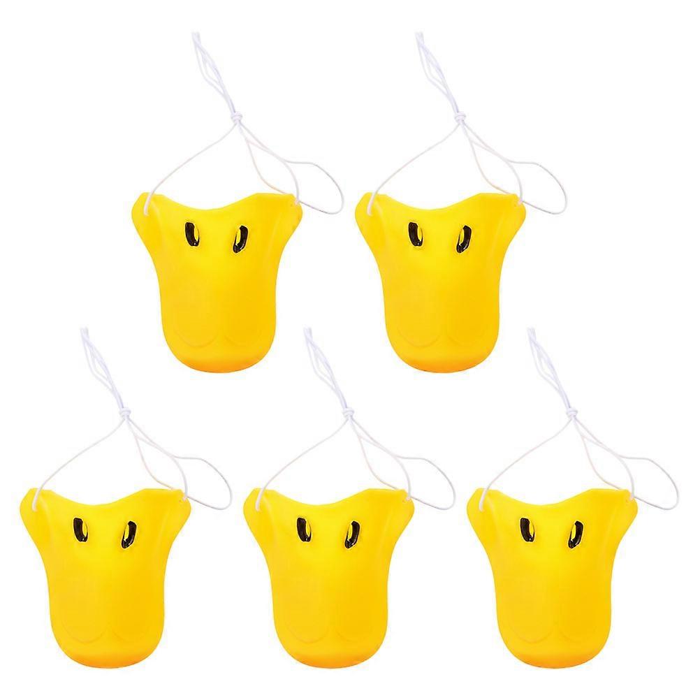 Duck Nose Mask Simulation Duckbill Beak Nose for Party Use 5Pcs Costume