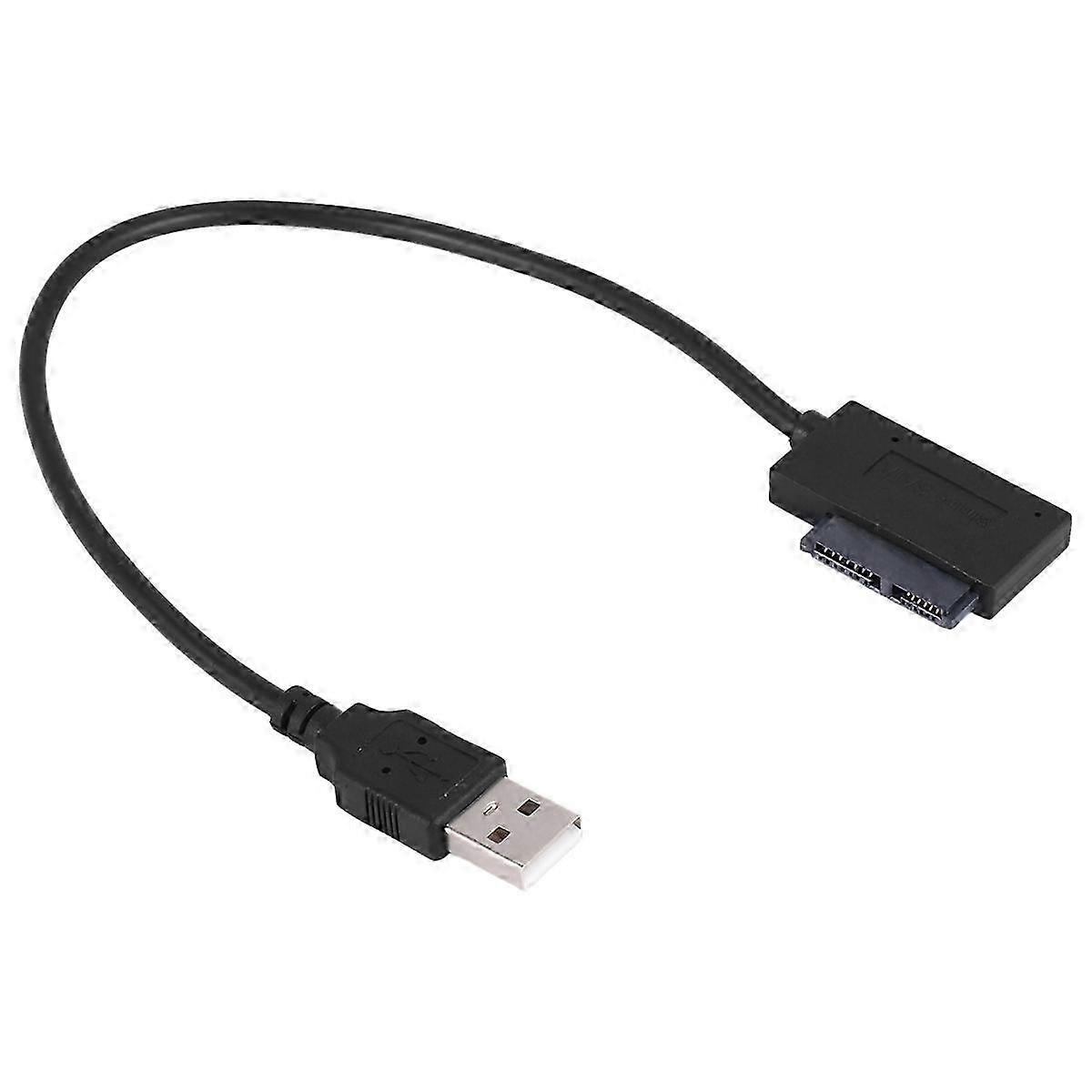 USB to SATA 2.0 Converter with 6P+7P CD/DVD Rom Support and Slimline Sata Cable for PC