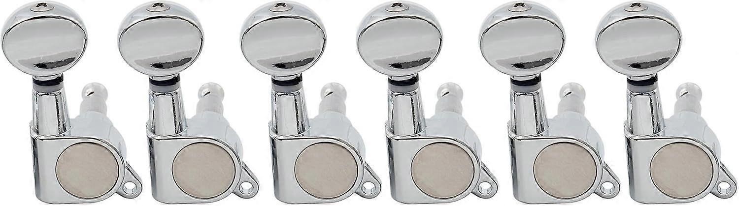 6 inline Sealed Guitar Tuners Tuning Pegs Keys  Set for Strat Tele Electric