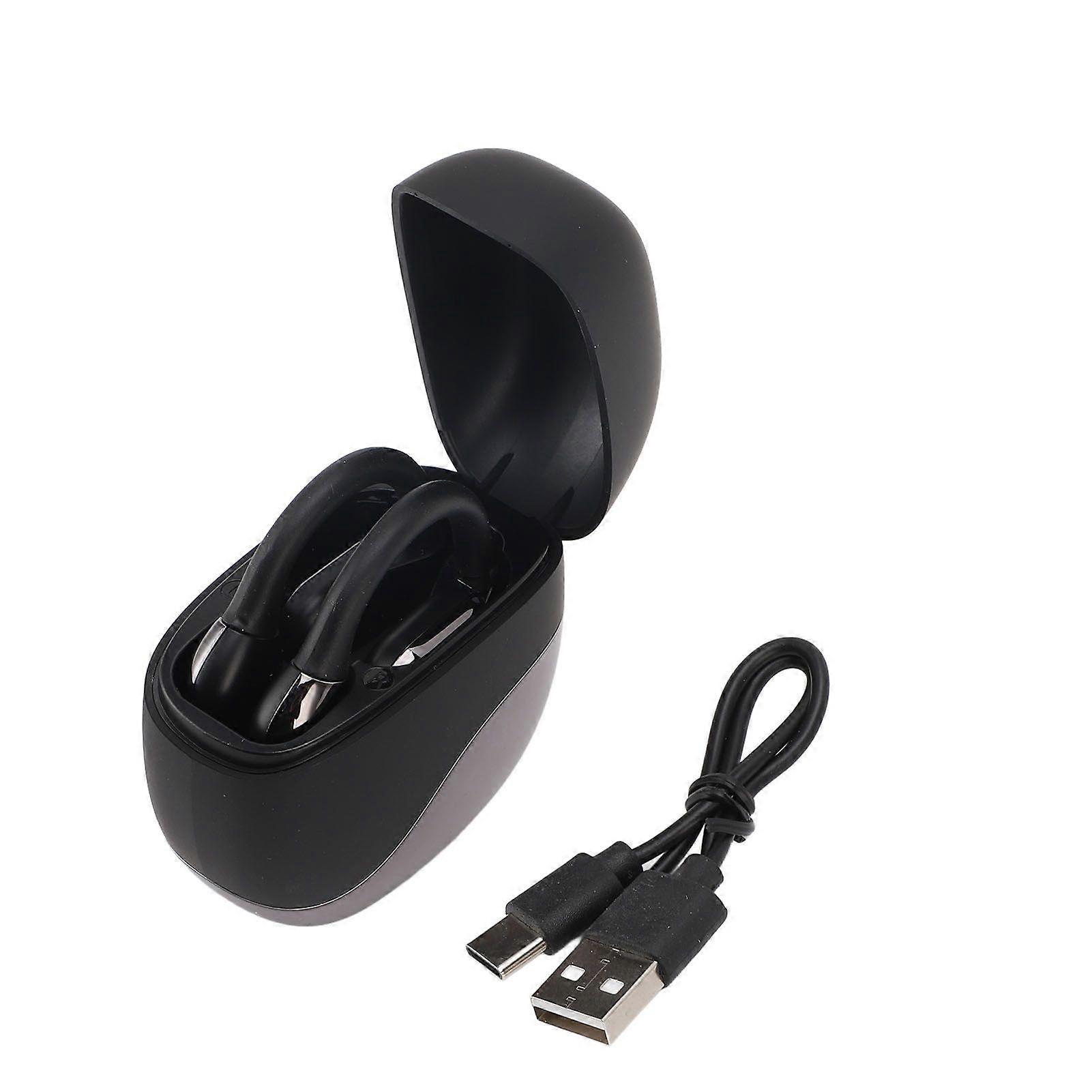 AI Language Translation Earbuds Bluetooth Supports 144 Languages Real Time 2 Way Translator Earphone Black