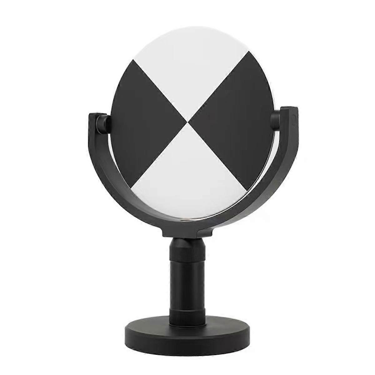 6 Inch Adjustable Tilting Target Scanner with Base for Laser Tracker 155mm Target Black & White with Magnetic Mount