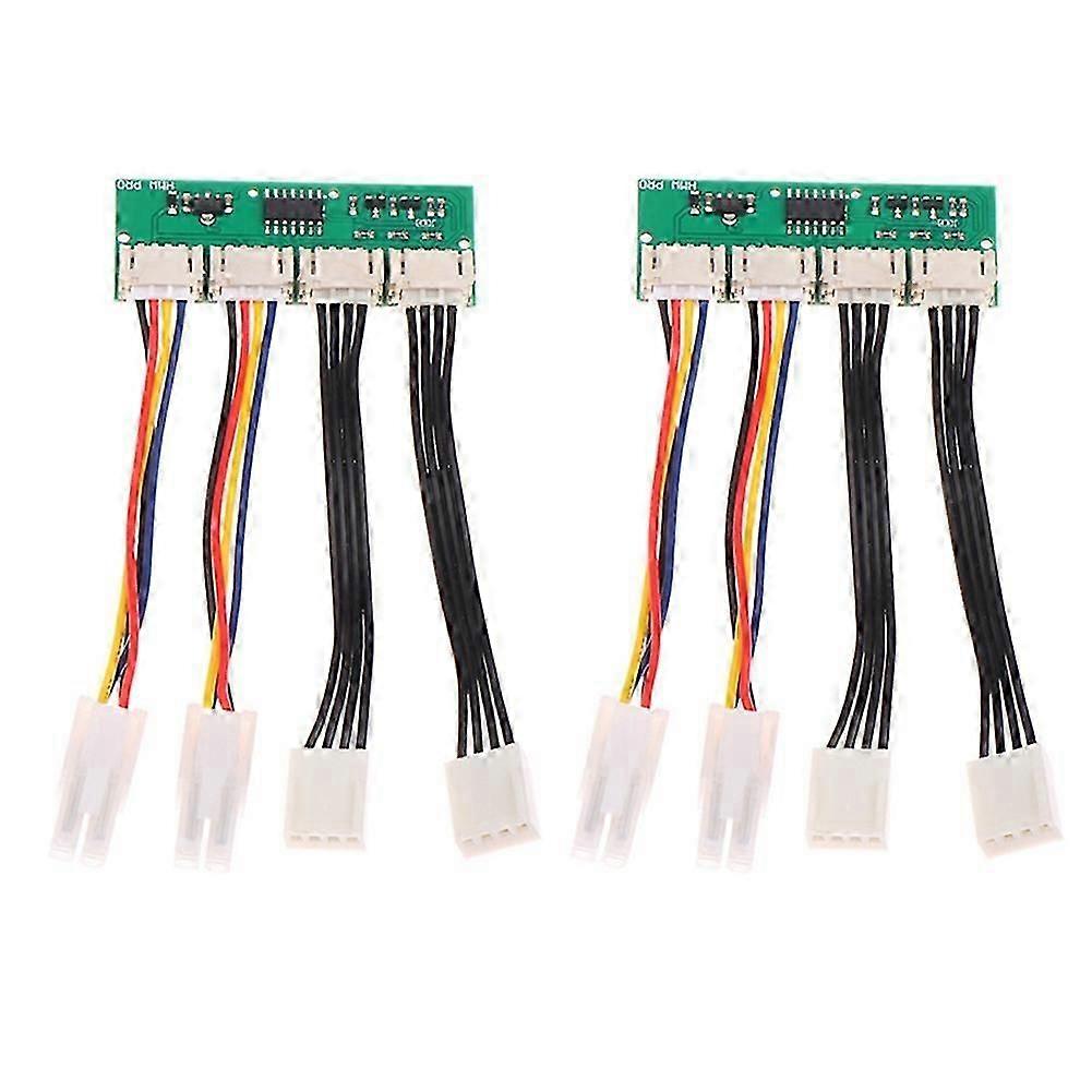 S19K Pro Fan Spoofer 12V 4-in-1 Square 4Pin Fan Simulator