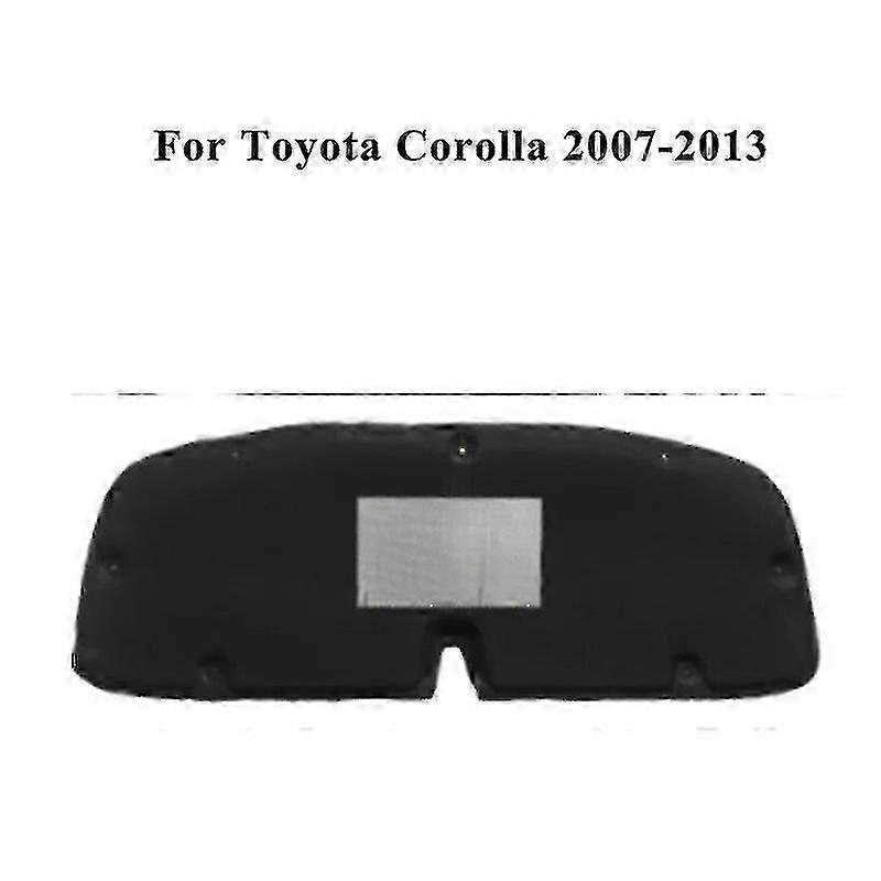 Almofada de algodão com isolamento térmico acústico do motor com espuma de cobertura de tapete à prova de som para Toyota Corolla 2007-2021 Capô dianteiro