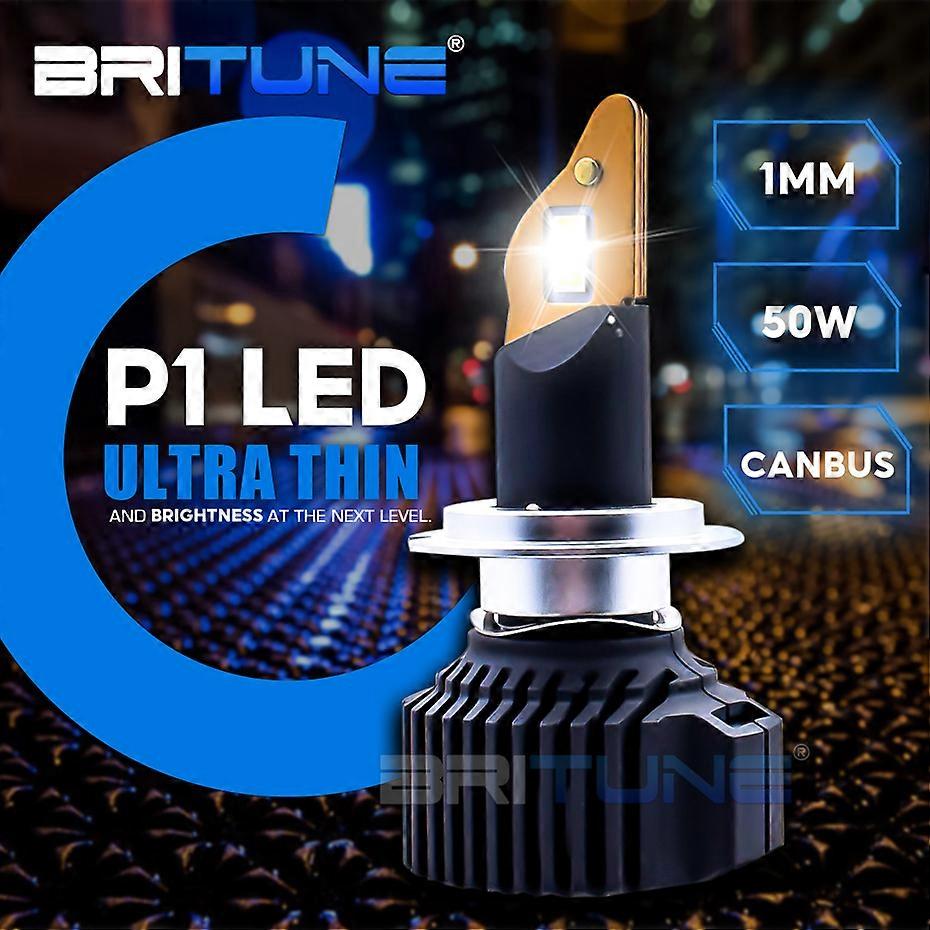 Applicable P1 50W 1mm H7 H4 LED Lights H1 H4 D2S H11 Led 9005 HB3 9006 Canbus Car Led Lamps Bulb 10000LM 6000K Turbo Led Lamp Ultra Thin