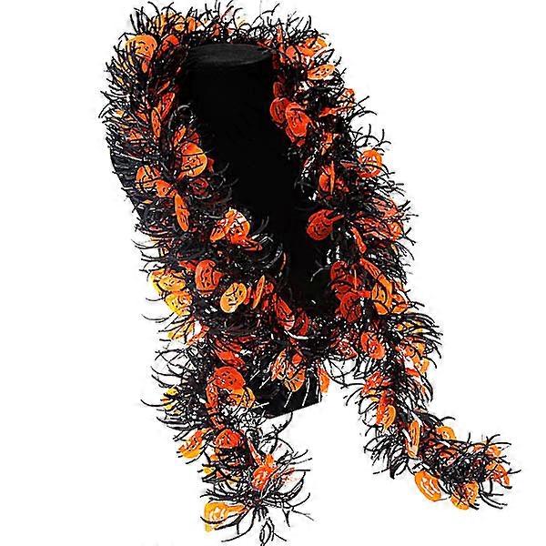 String Garland with Halloween Ghost Head Pumpkins for Decoration