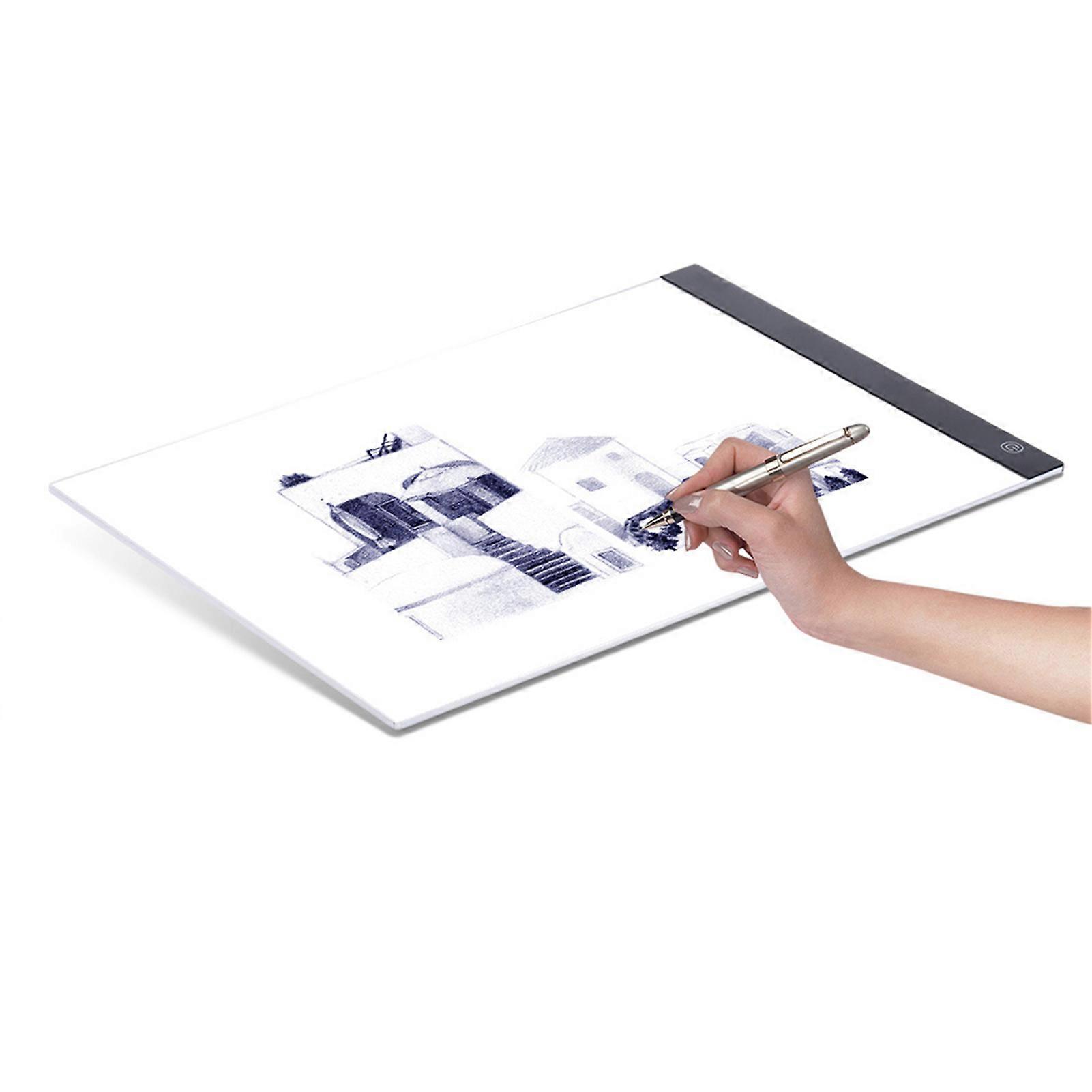 A4 Ultra-Thin LED Light Box 335x235mm Stepless Dimmable Brightness