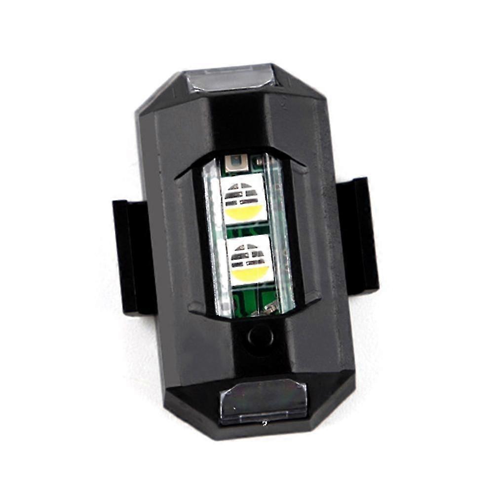 Motorcycles Led Flashing Lights High Quality ABS Durable 2 Install Method for Fishing Hiking