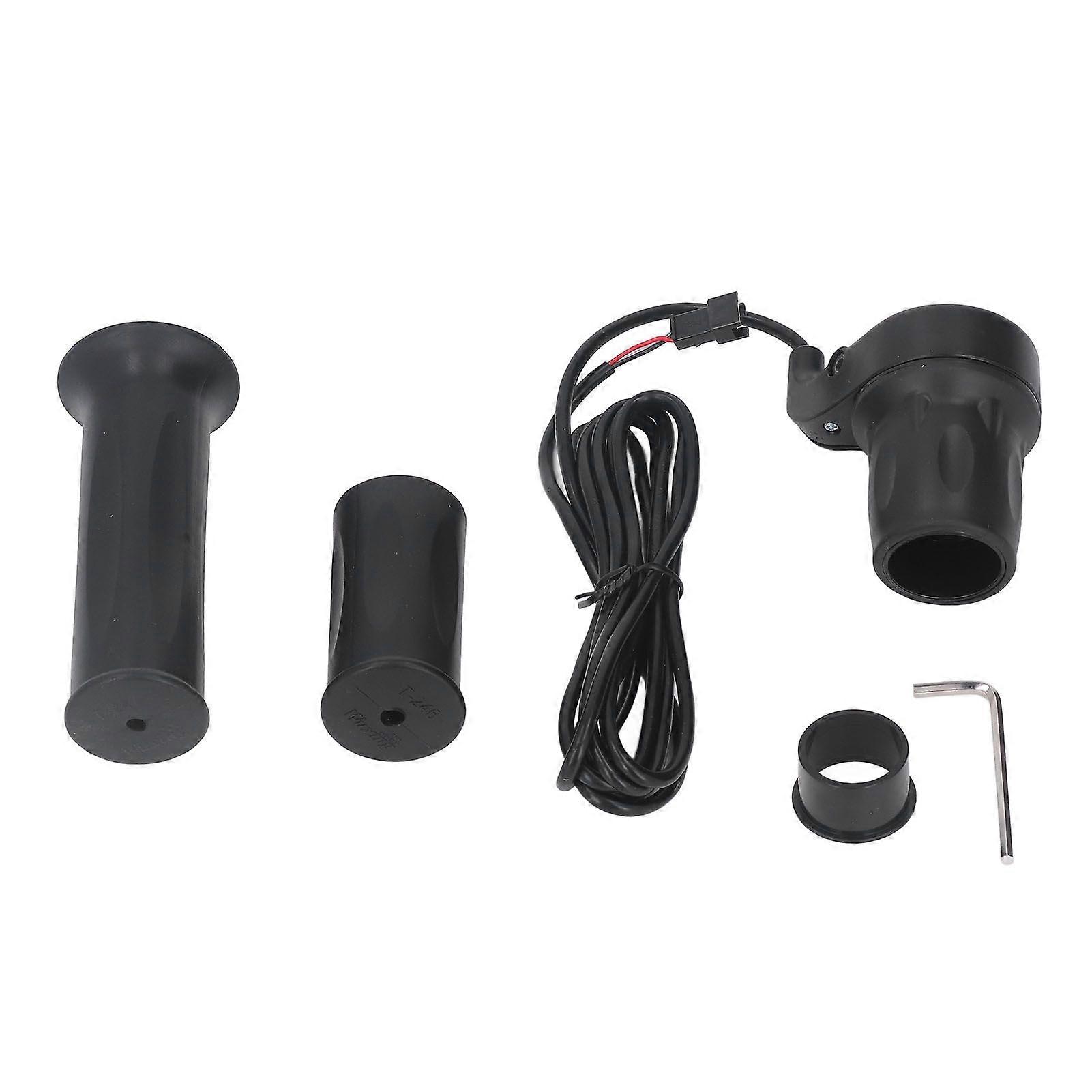20X Electric Bike Twist Throttle Stable Sensitive Electric Bicycle Accelerator Handle for Electric Bikes 24V72V SM Plug