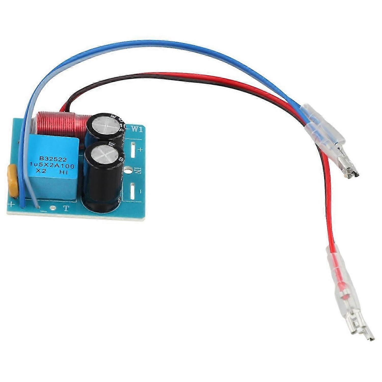 60W 2 Way Audio Speaker Frequency Divider Treble Bass 2 Unit Crossover Accessory