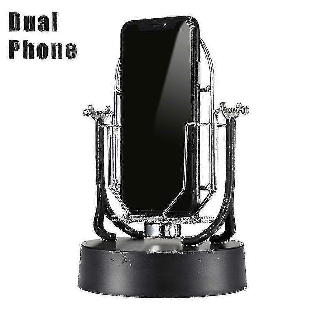 Phone Swing Device Automatic Wiggle Electronic Motion Machine Rotary Swing Motion Mobile Phone Holder for Count Steps