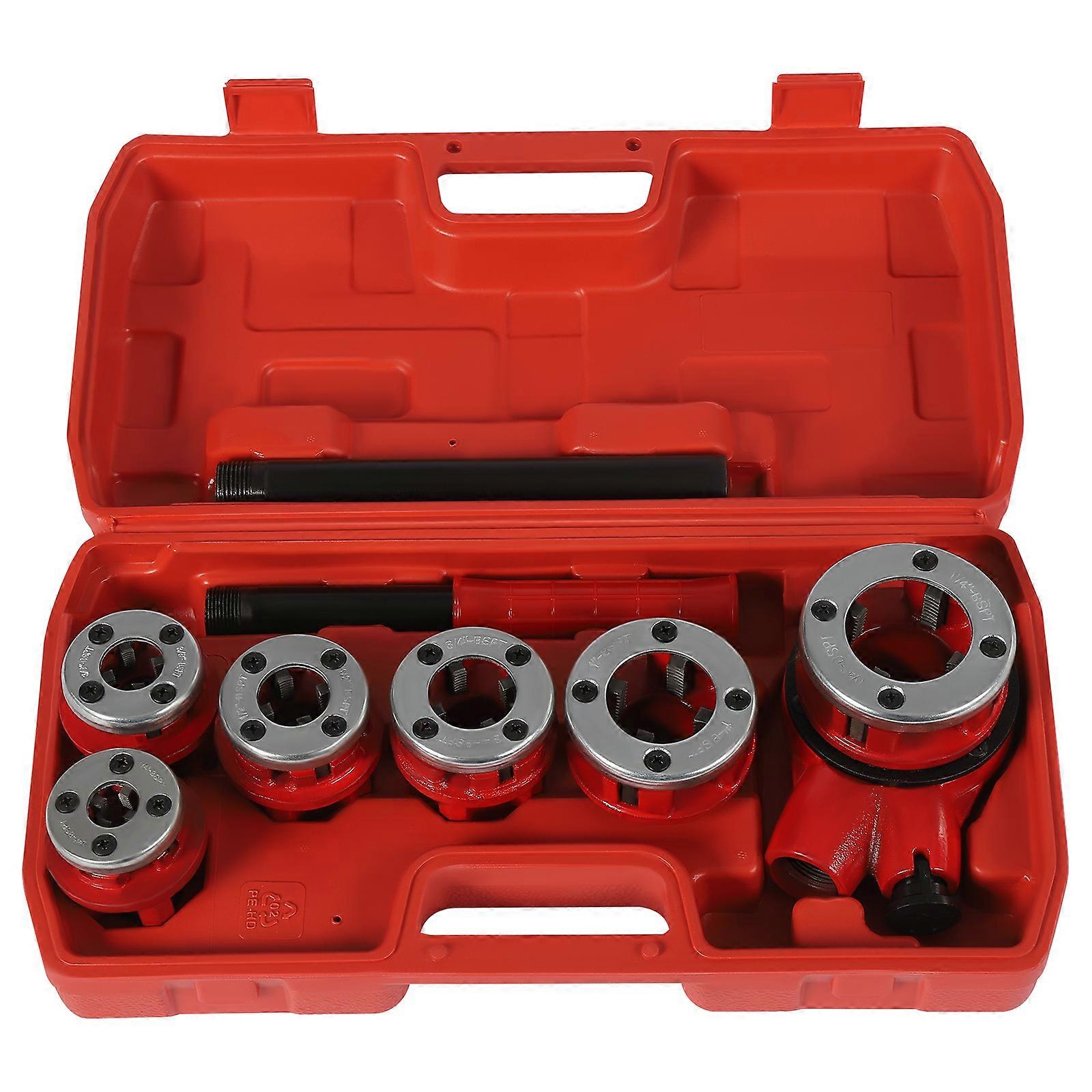 Ratchet Pipe Threader Kit Pipe Threader Tool Set for Construction Jobs