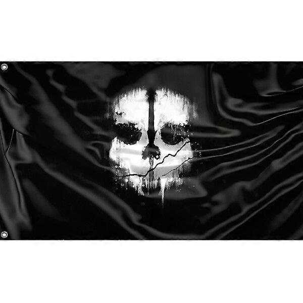 COD Ghost Face Vlag FG095