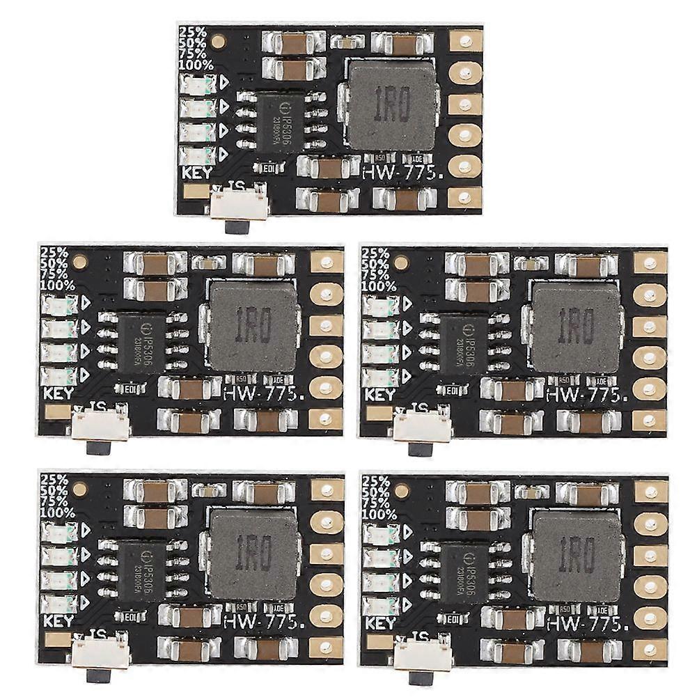 5pcs 2A 5V Lipo Battery Module Power Supply Mini Charging Board Boost Protection
