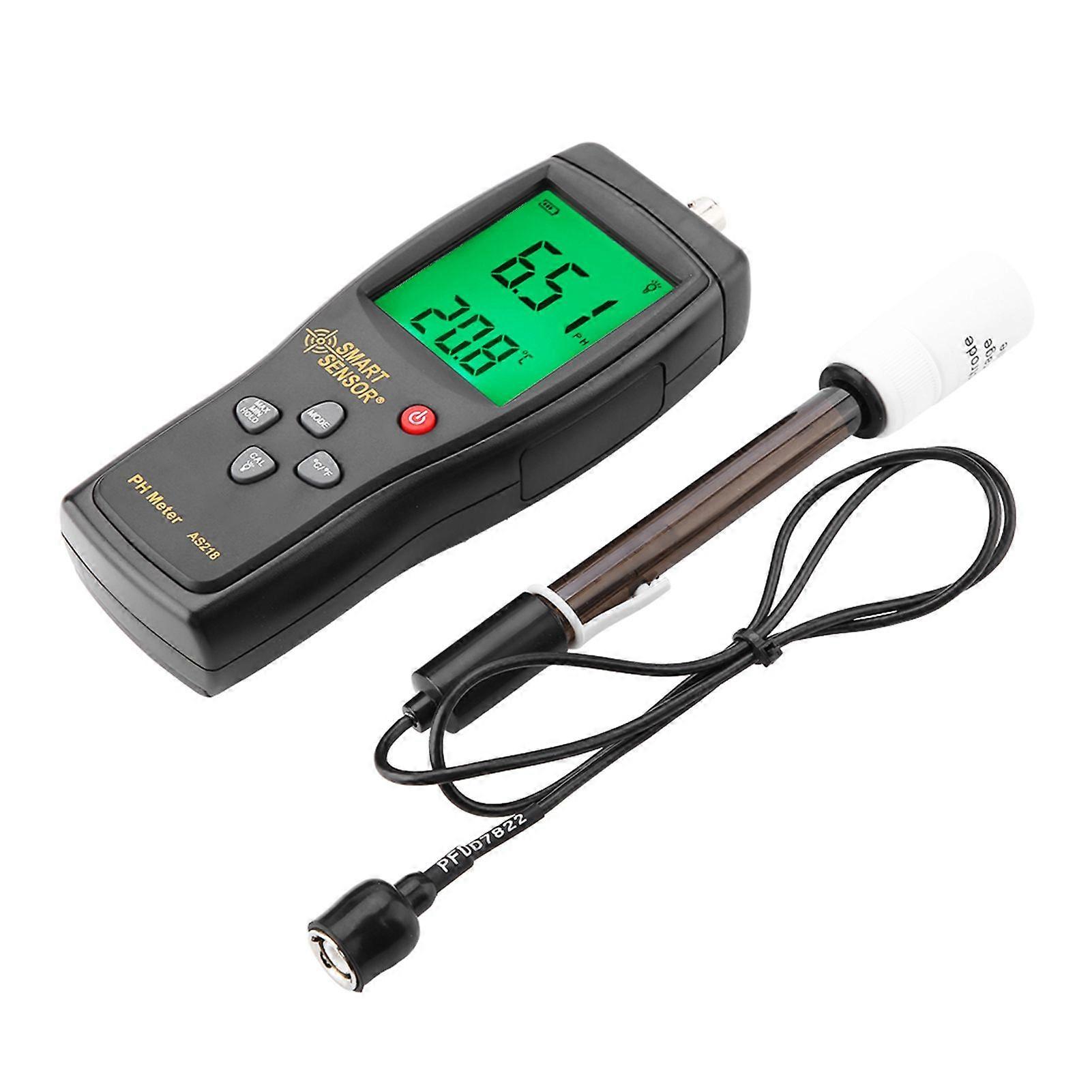 SMART SENSOR AS218 Tester digital pH-metru 0.00~14.00 pH Instrument de măsurare a umidității