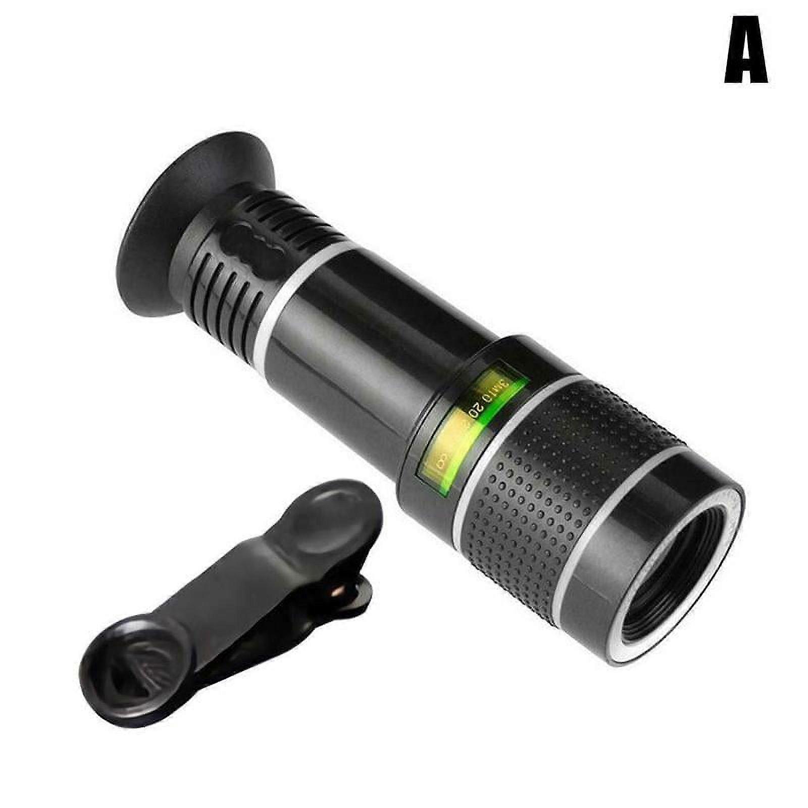 20x Optical Zoom Lens Telescope Telephoto Clip On For Mobile Cell Phone Camera W/ Tripod W9A8