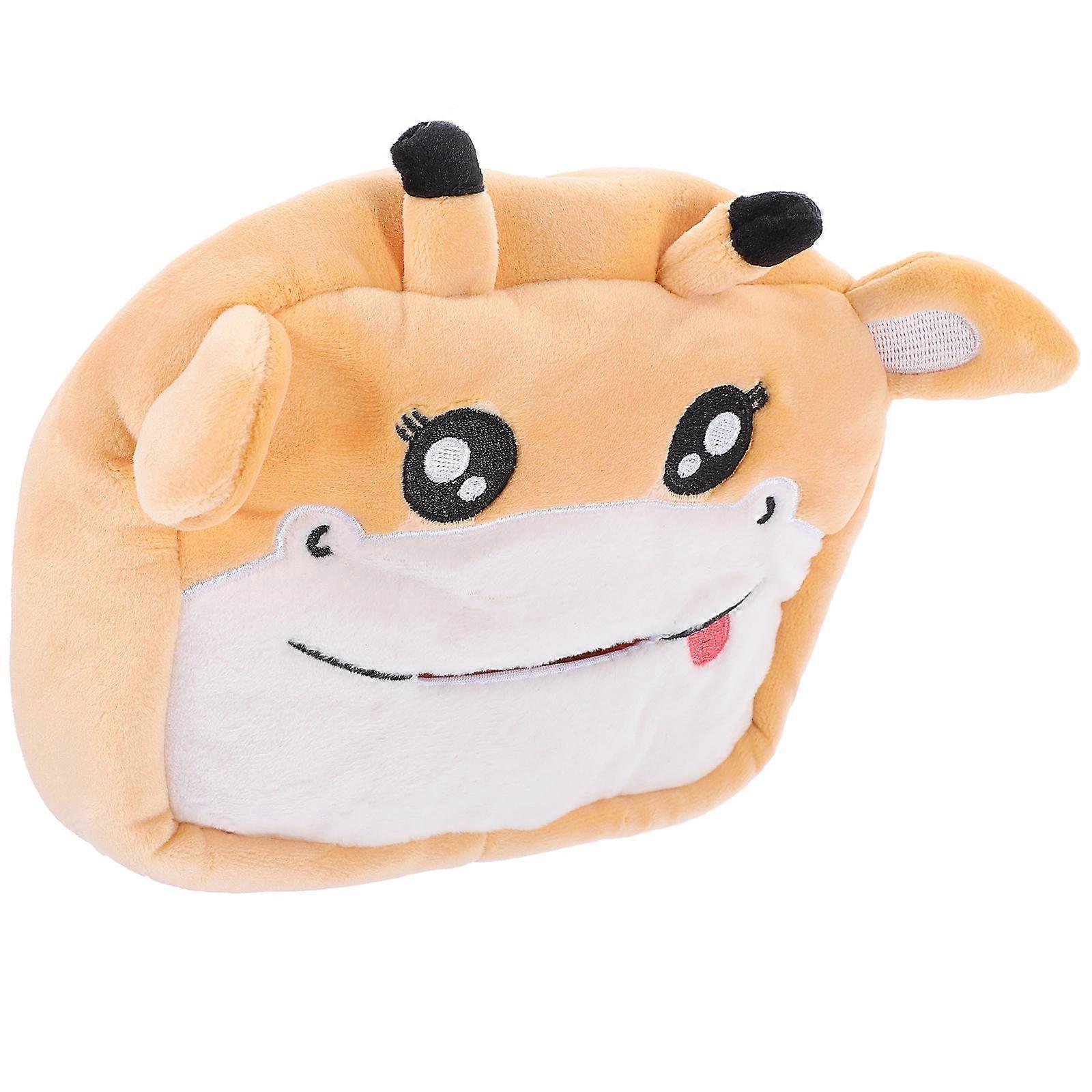 Cartoon Animal Tissue Box Plush Car Tissue Holder for Home 3Pcs