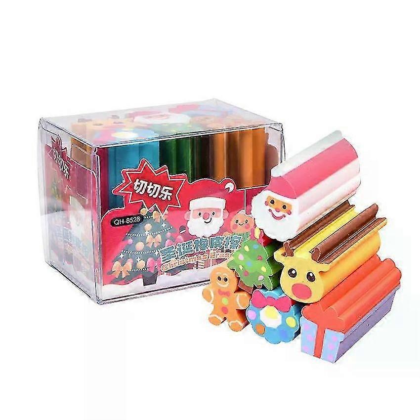 Ensemble de gommes de Noël à découper et à emballer