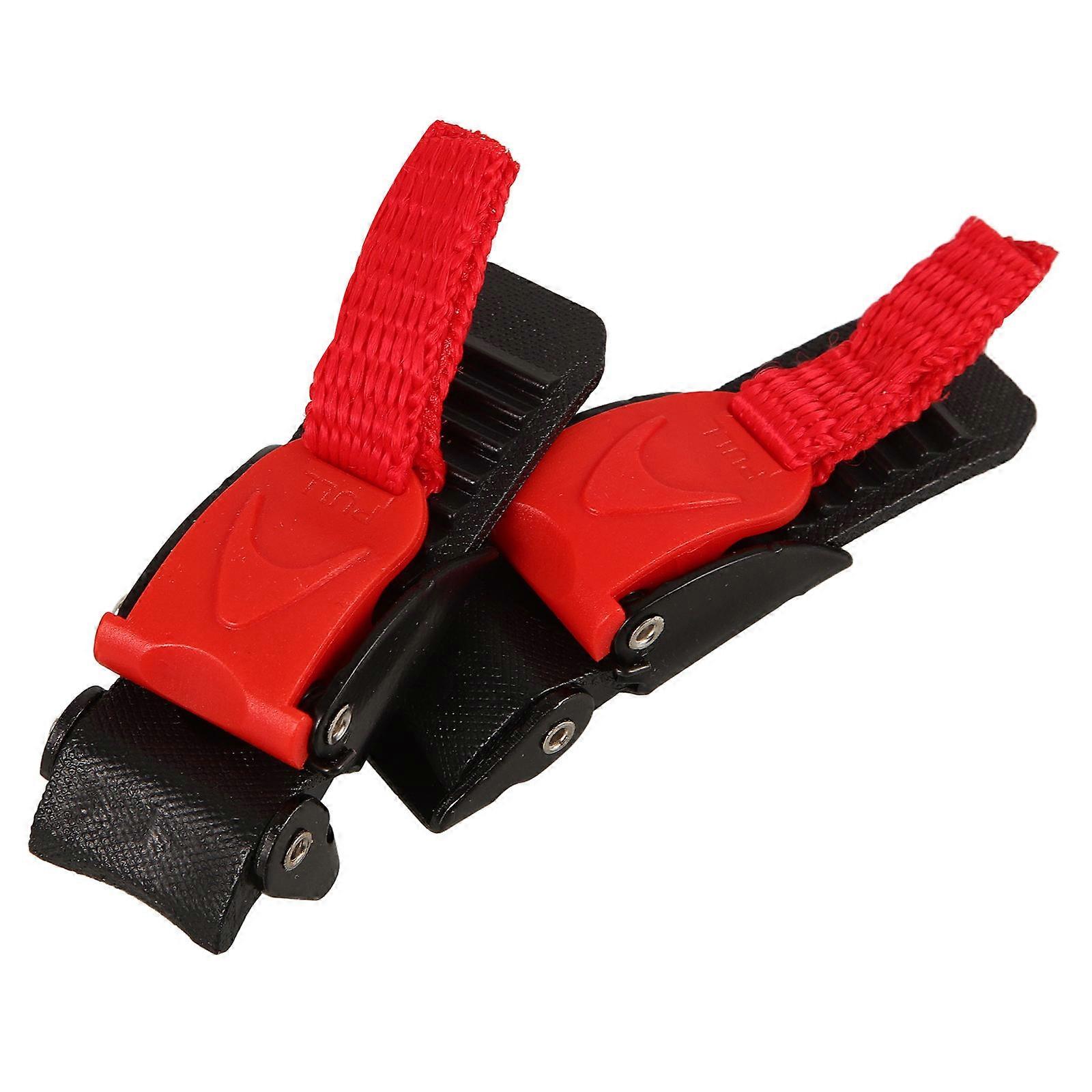 6Pcs Motorcycle Buckles Quick Fastening Enhanced Safety Performance For DOT ECE Black