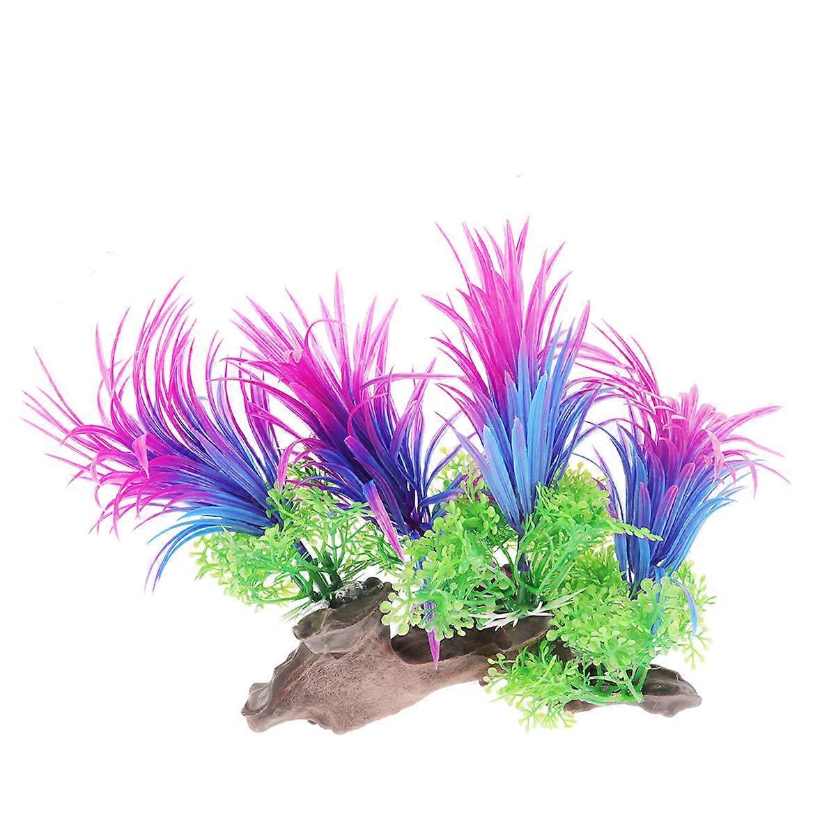 Fish Tank Decoration Simulation Plants for Aquarium Use 2Pcs