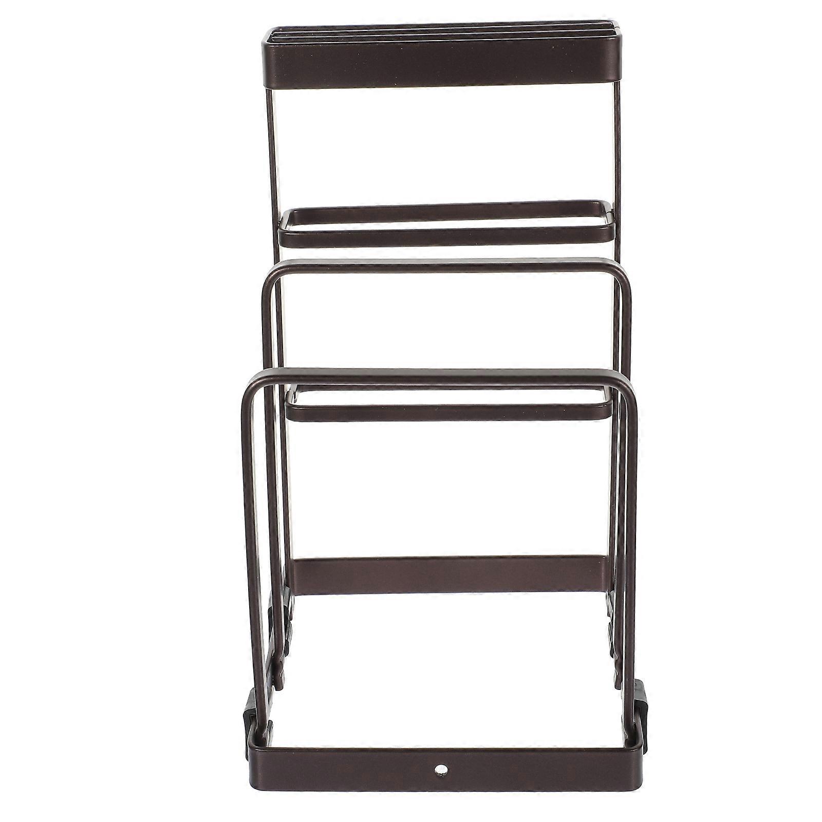 Cutting Board Rack Iron Art for Kitchen Use 1Pcs Coffee Drying Rack Organizer