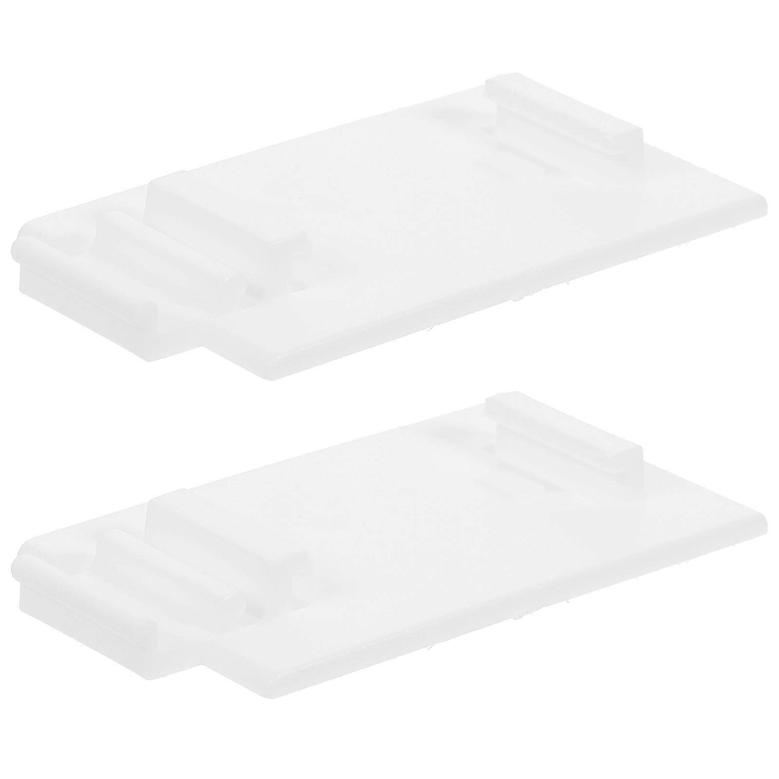 White Plastic Roller Blind Fitting Bracket for Mounting 10Sets