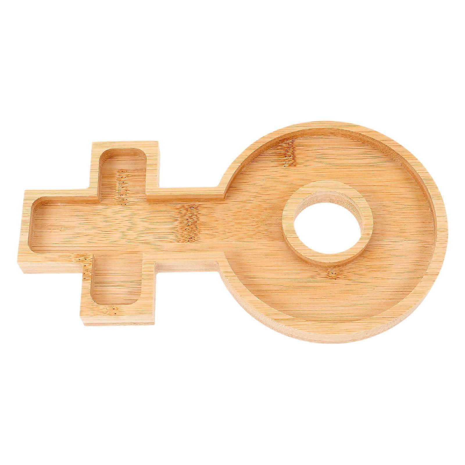 Multi-Functional Bamboo Serving Trays 5Pcs Food Trays for Party Use