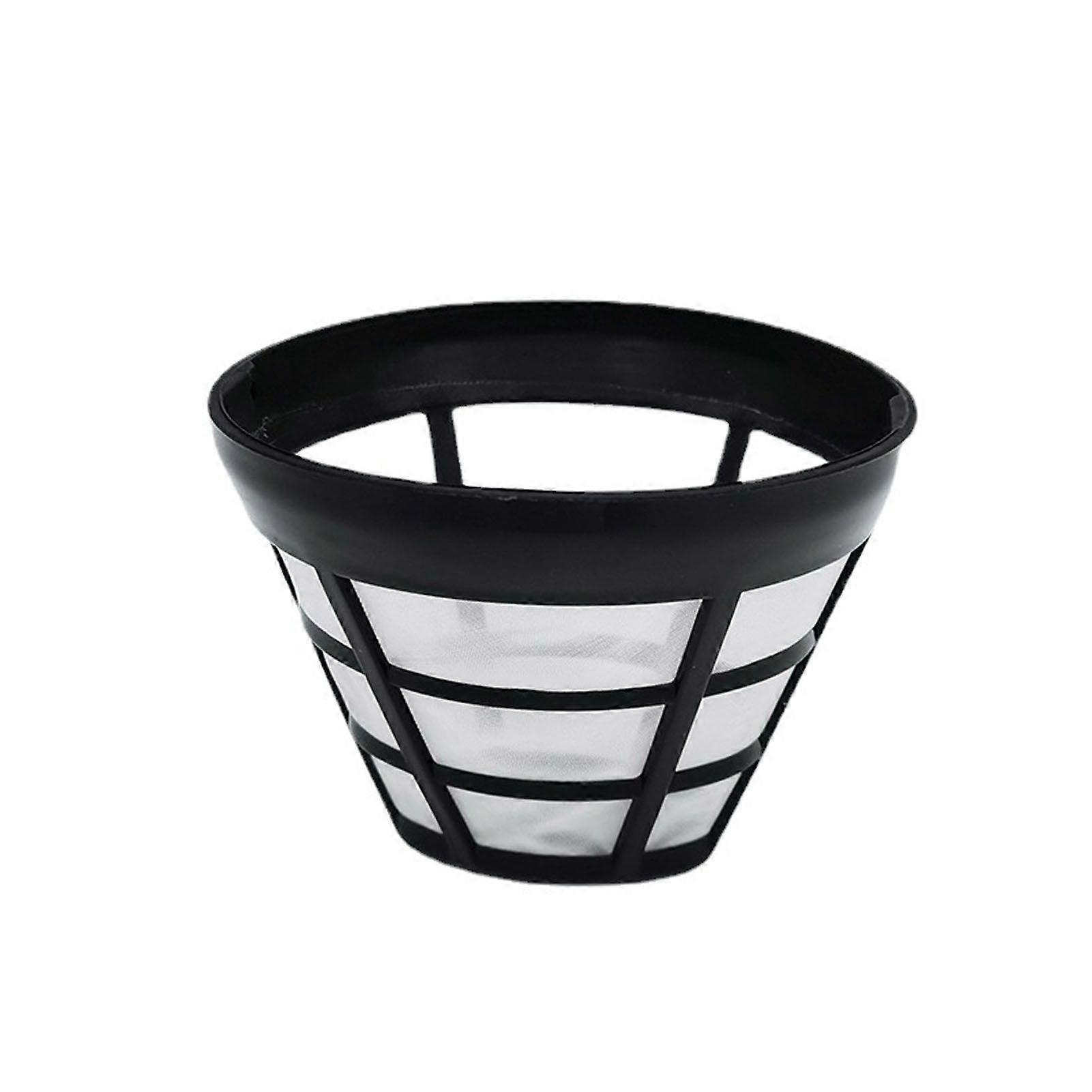 2PCS Reusable Coffee Filter Stainless Steel Nylon Effective Filtering Permanent Cone Coffee Maker Filter for Home