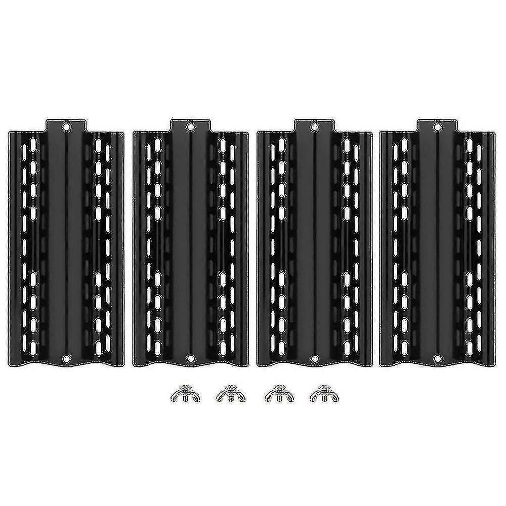 4pcs Universal Flame Tamer Adjustable Grill Heat Shield Plate