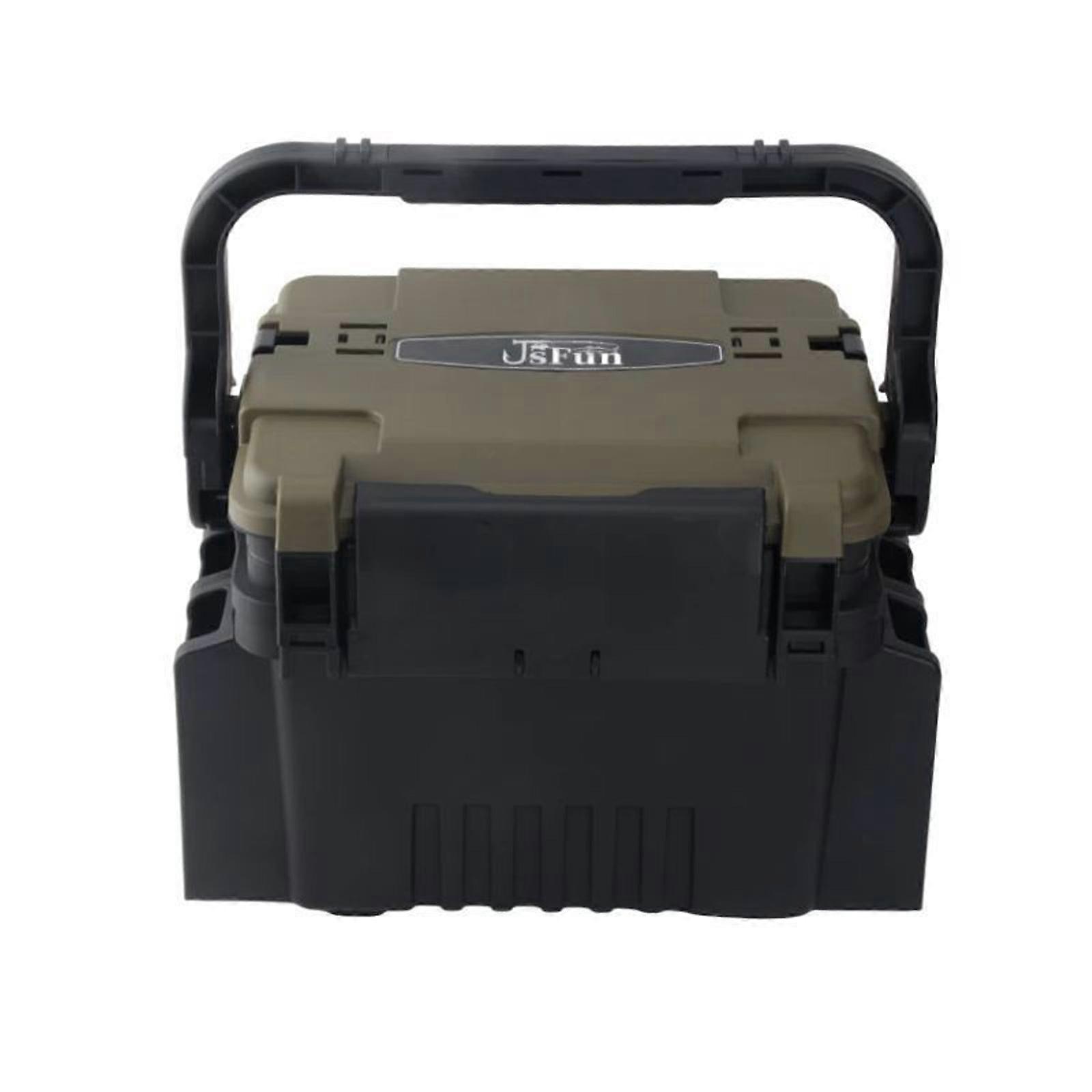 Lure Storage Box Waterproof Fishing Tackle Organizer Multi Layer Angling Case