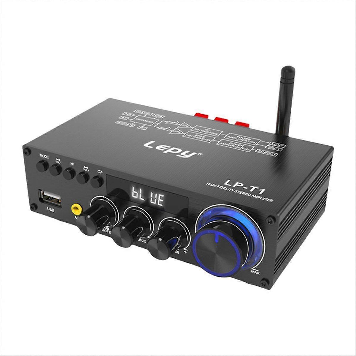LP-T1 30Wx2+60W Amplifier High Power 2.1 Channel Super Subwoofer Bluetooth 5.1 Coaxial USB Remote