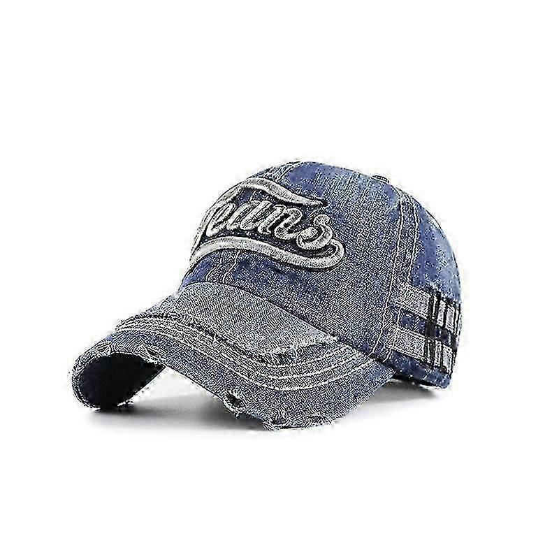 Outdoor Retro Denim Baseball Cap 3D Embroidery Baseball Cap