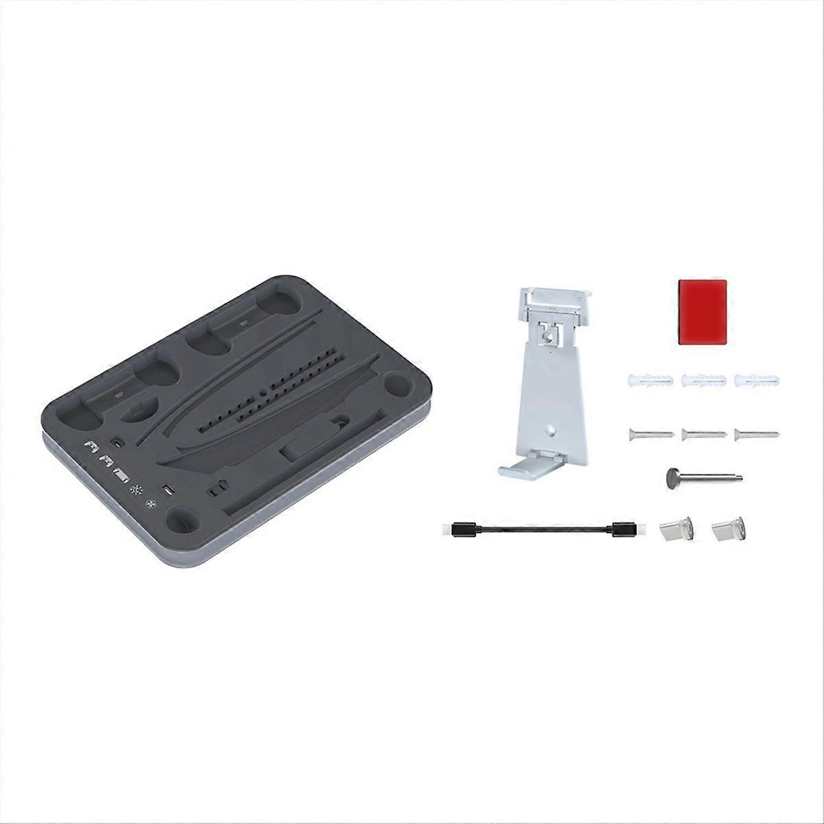 Controller Charging Dock with RGB Light Fan Cooling Base A