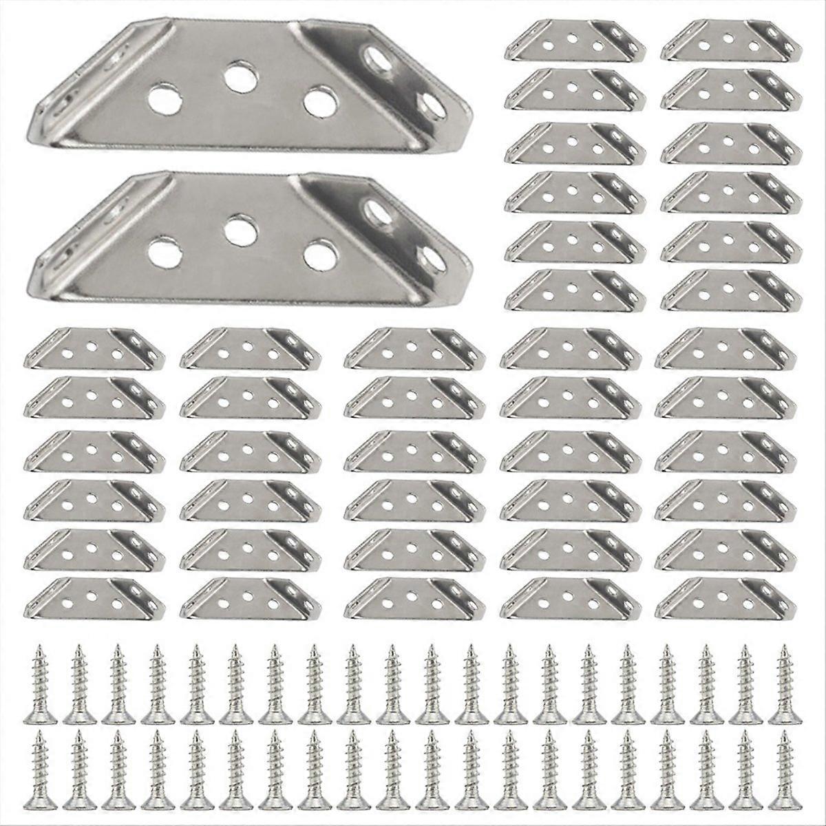 Universal-Möbel-Eckverbinder, Edelstahl-Eckstrebe