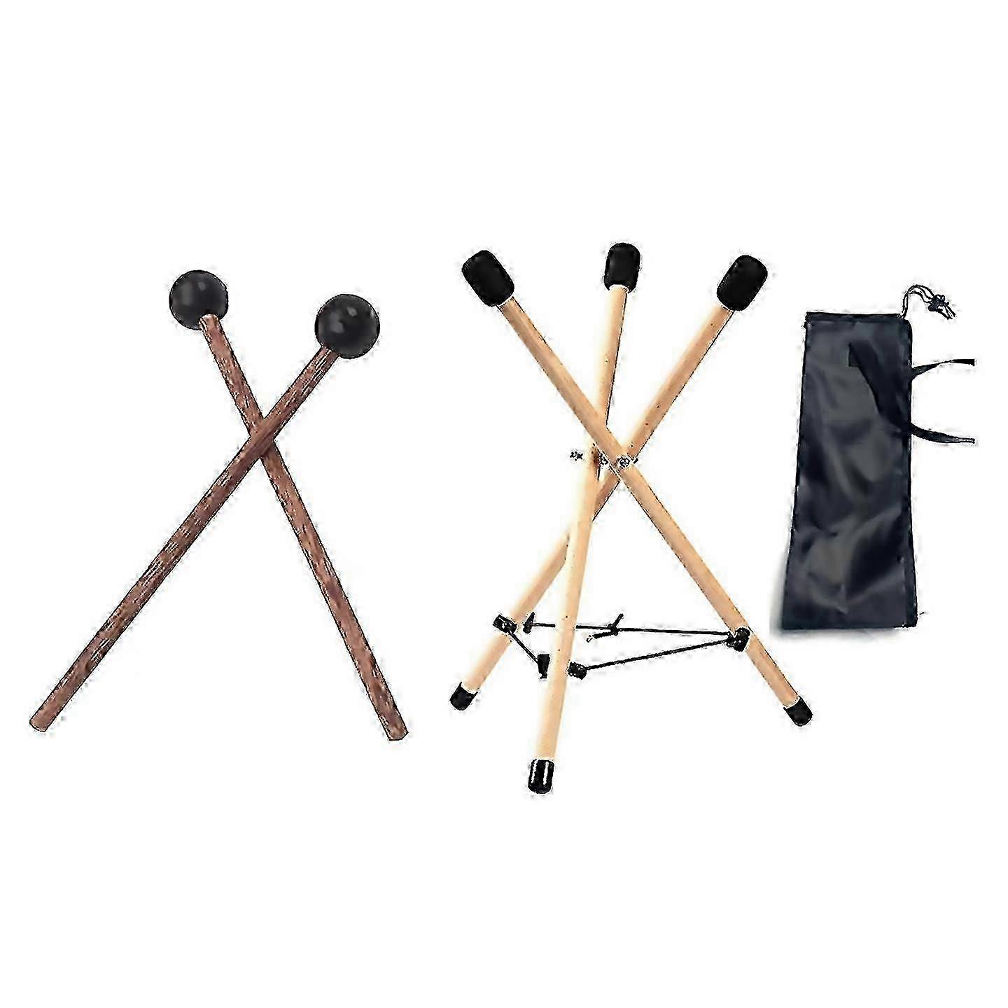 For d stand handpan stand soild wood snare stand tripod structure d holder for 10 to 15 inch percu
