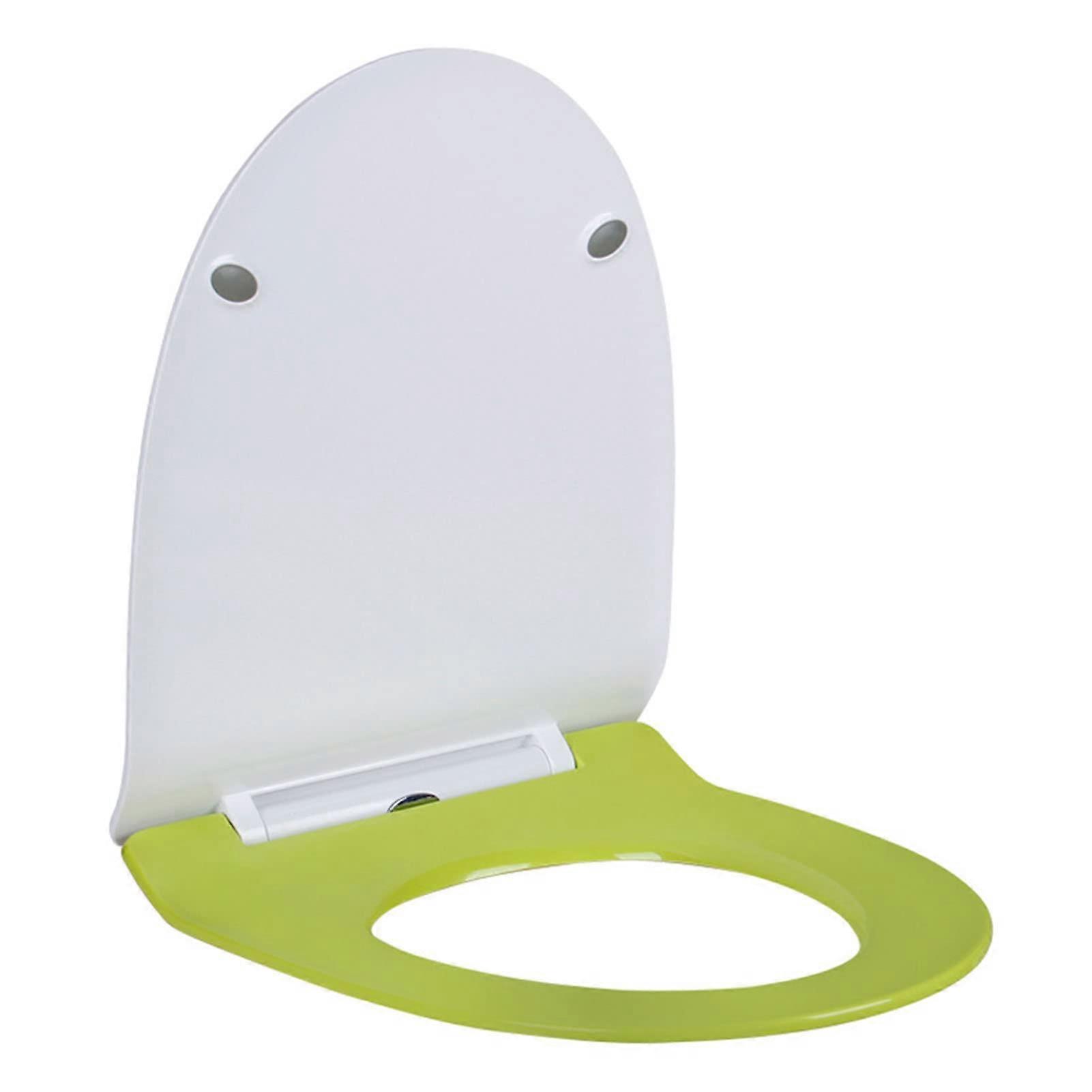 Toilet Seat Elongated For Standard Toilets, RoundFront, SlowClose, QuickRelease Hinges, Removable For Cleaning, White