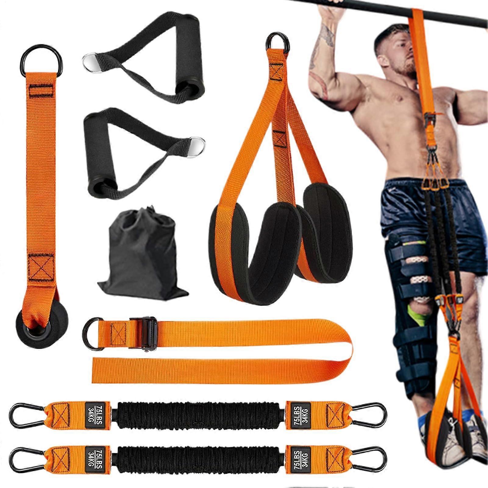 Pull Up Resistance Bands Adjustable Assisted Upper Body Straps For Doorway Home Gym Multifunctional