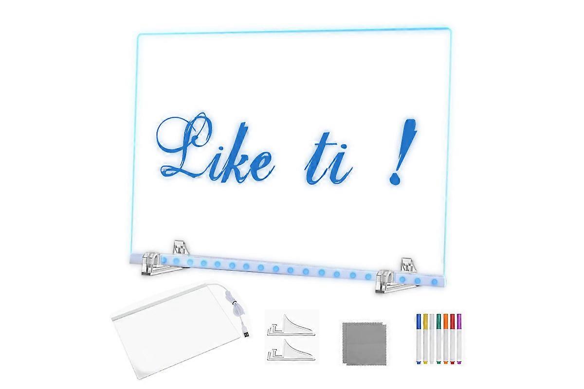 LED Drawing Board for Kids with Stand and Remote Dimming Light-Up