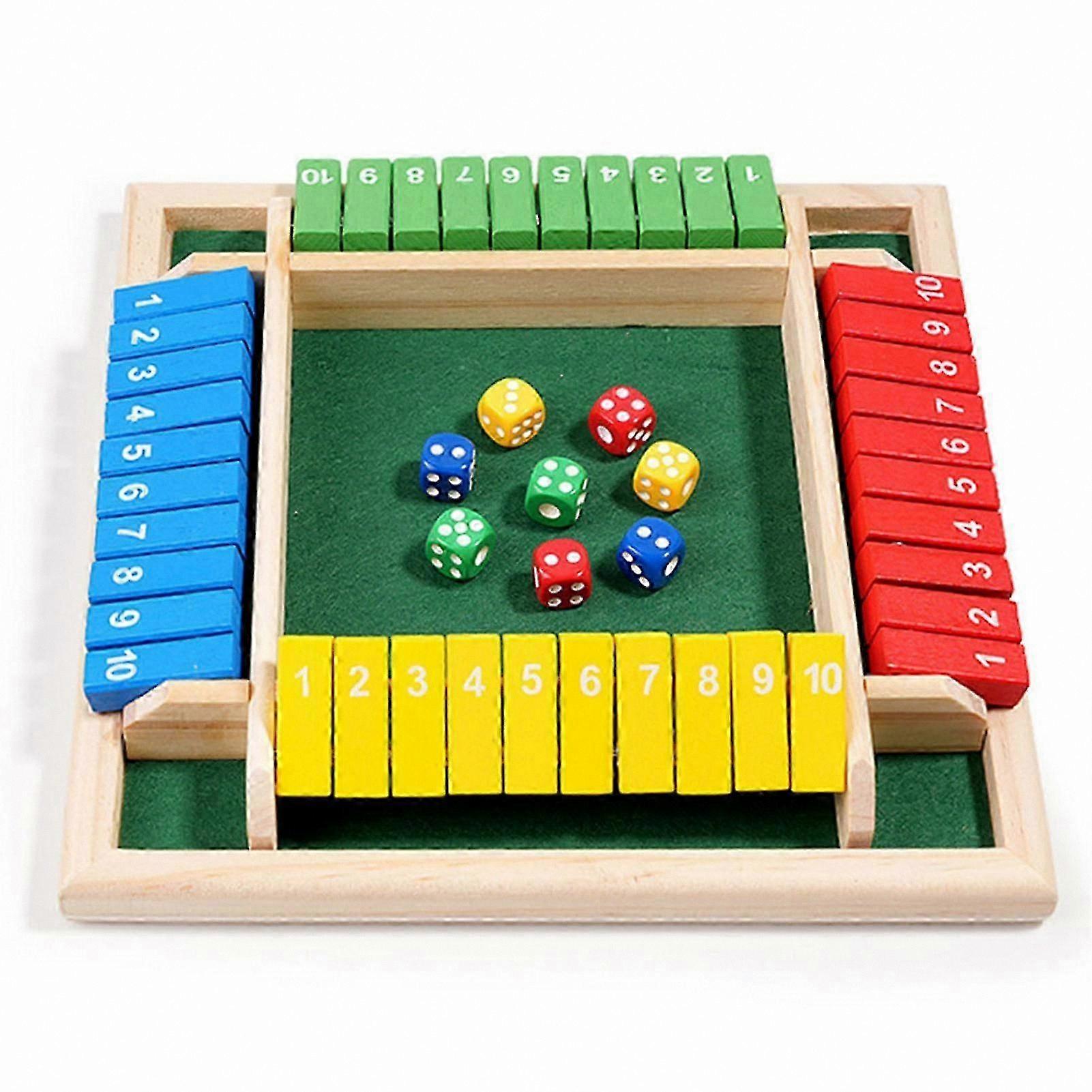 Interactive Dice Game Board for Home Entertainment and Casual Play