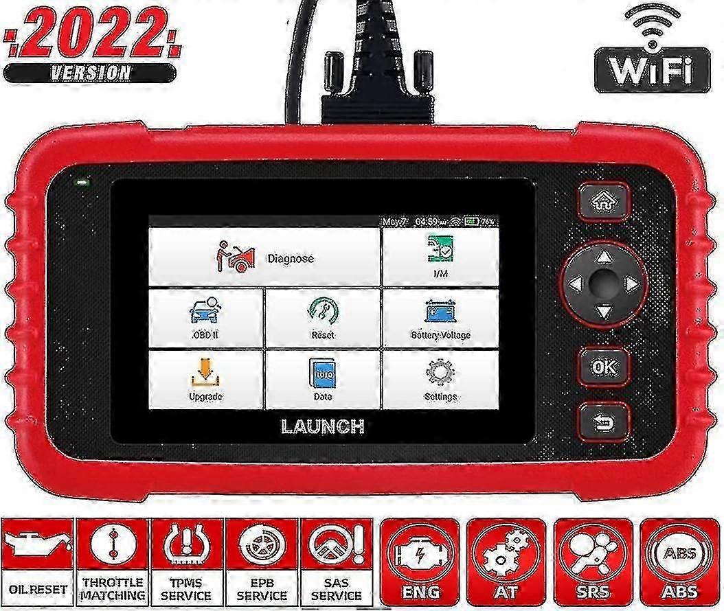 Crp129x Android Based Obd2 Diagnostic Tool, 4 System Diagnostics With Oil/epb/sas/tpms Reset And Acc