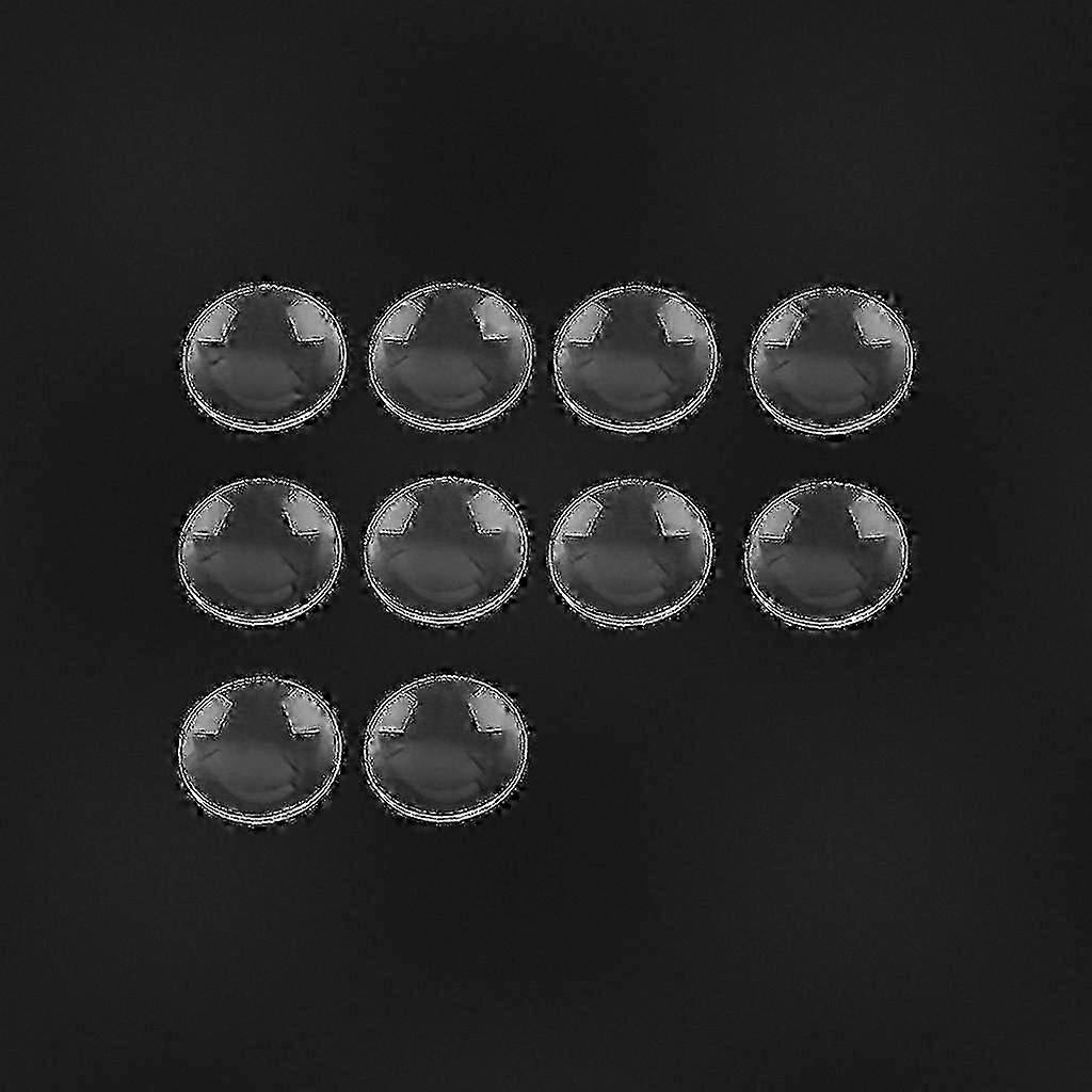 10 Pieces 25/34/42mm Diameter Double Convex Lenses Magnifier Convex Lens with High Light Transmission, Transparent and Durable for Compatibl