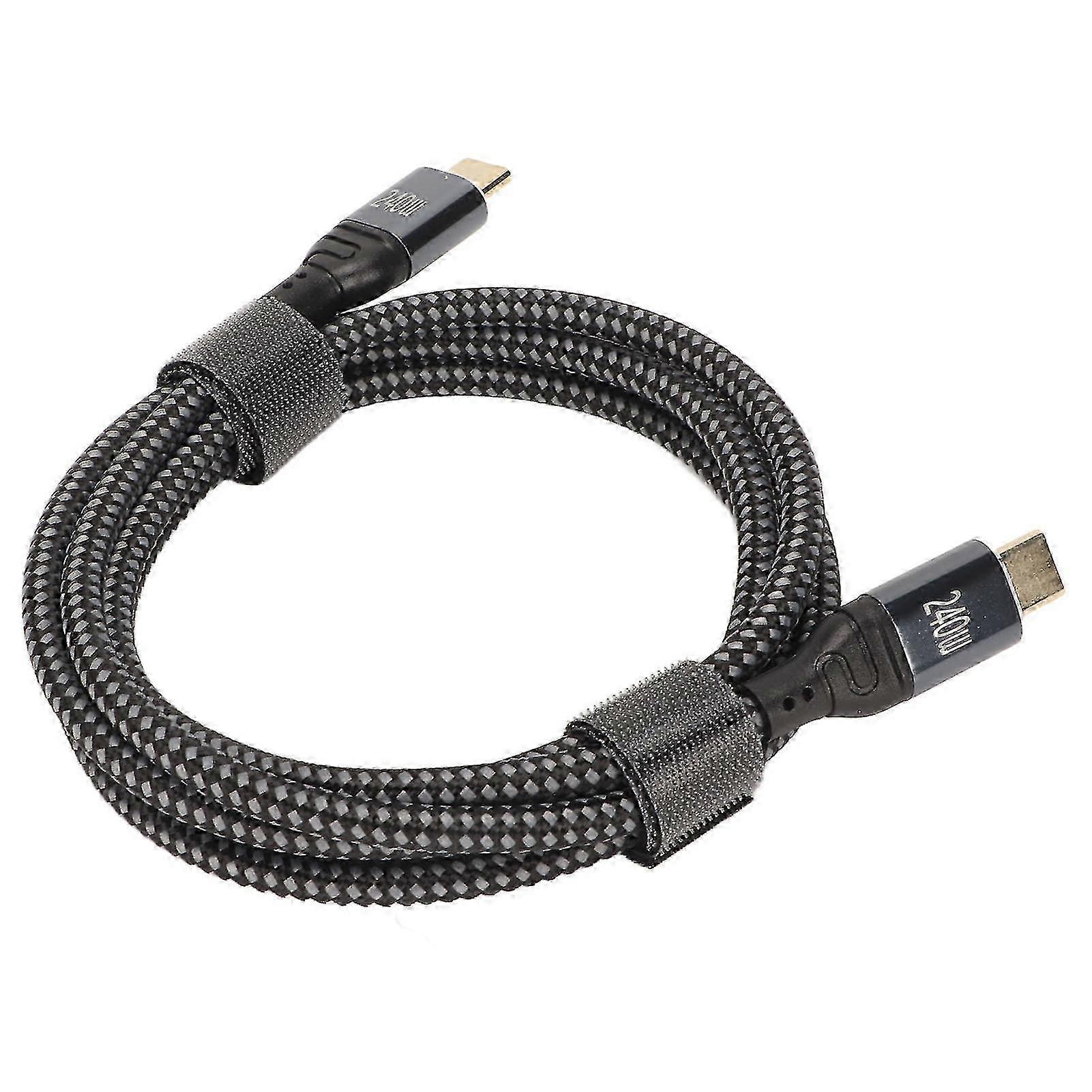 USB C to USB C Cable PD240W USB2.0 Type C Interface 480Mbps USB C Male to C Male Double Ended Data Cable 150cm
