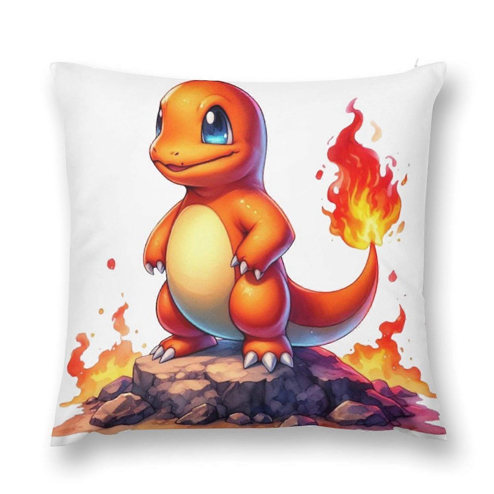 Charmander Plush Pillow Case Throw Multisize Ultra-comfortable Pillowcase Cushion Anti-fouling Protective Cases