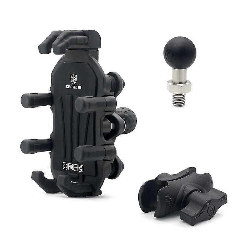 Motorcycle Navigation Bracket Universal Phone Holder with Vibration Dampener