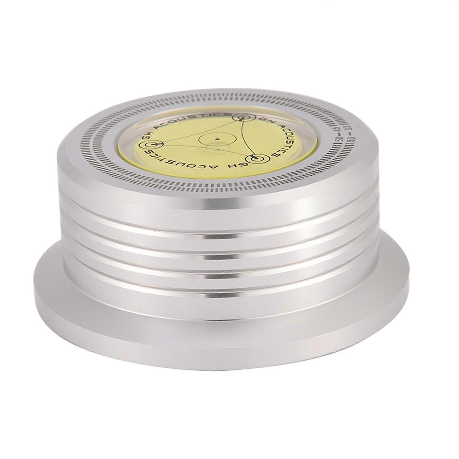 50Hz Turntable Disc Record Stabilizer Clamp with Bubble Level for LP Vinyl Record Player