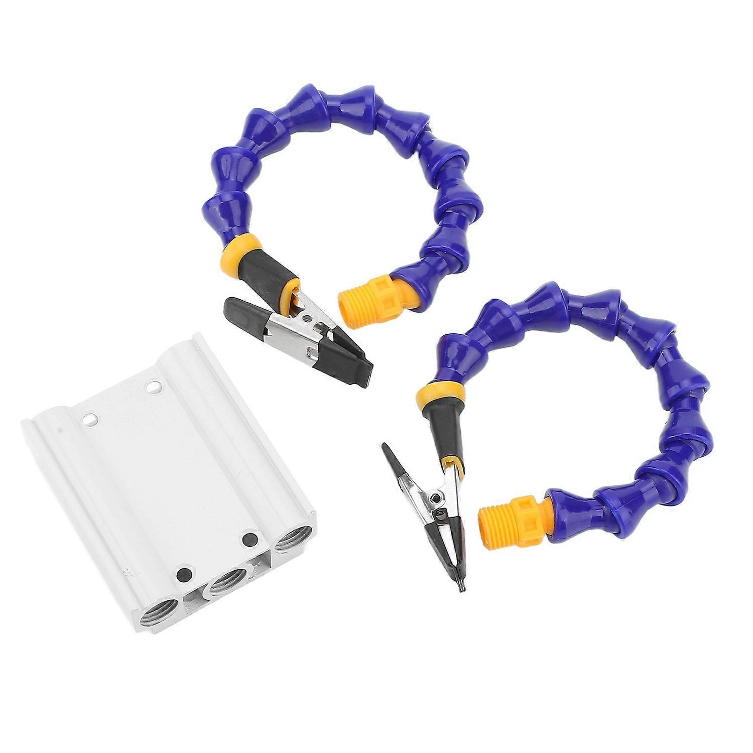 Soldering Helping Hands ABS Flexible Arm Aluminum Alloy Base Third Hand Soldering Tool with Removabl