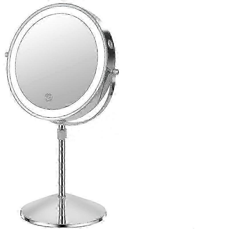10X Magnification Lighted Makeup Mirror with Adjustable 3 Color Light for Vanity
