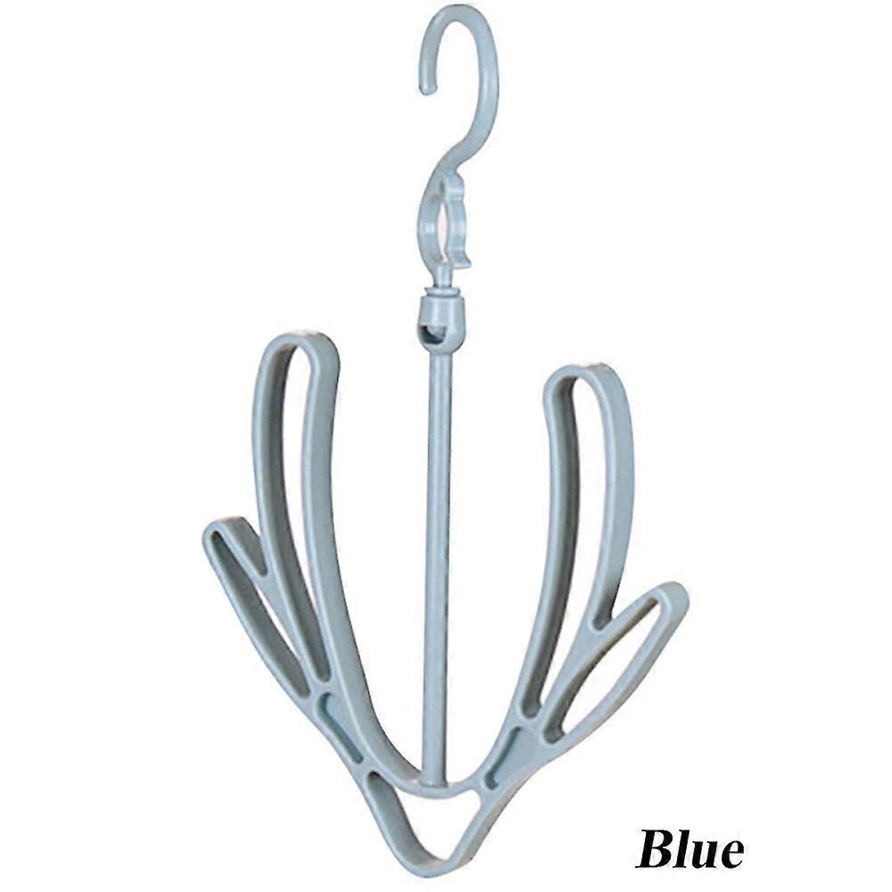 Rotatable Plastic Organizer Drying Hanger 2 Hooks Storage Shelf Shoe Racks