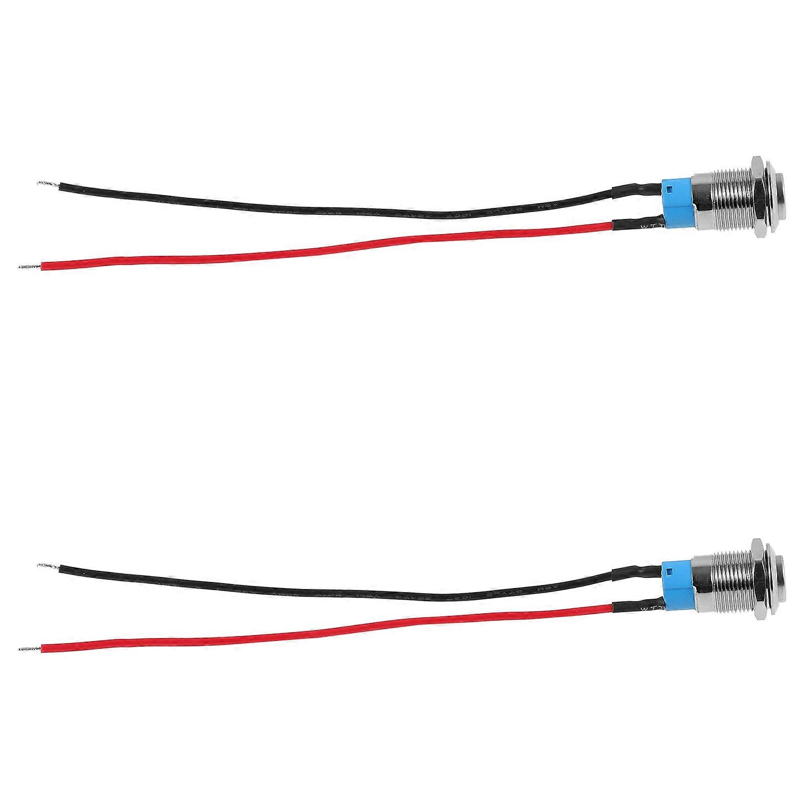 Self Locking Push Button Switch 2Pcs Replacement for Car Use