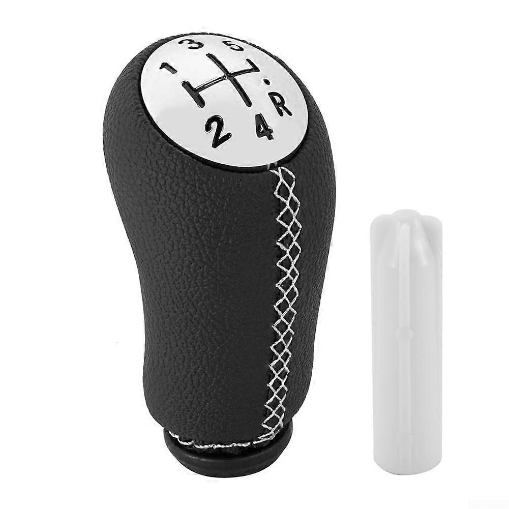 5 Speed Gear Shift Knob with Ergonomic Grip for Megane 2 and Clio 3 20032009 White Line